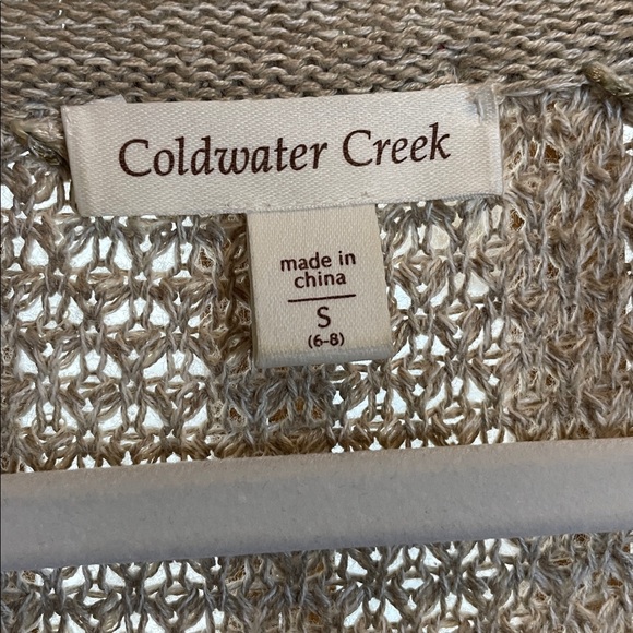 Coldwater Creek Taupe Button-Up Cardigan - Picture 2 of 7